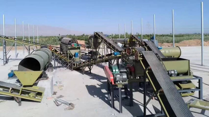 Organic fertilizer production line