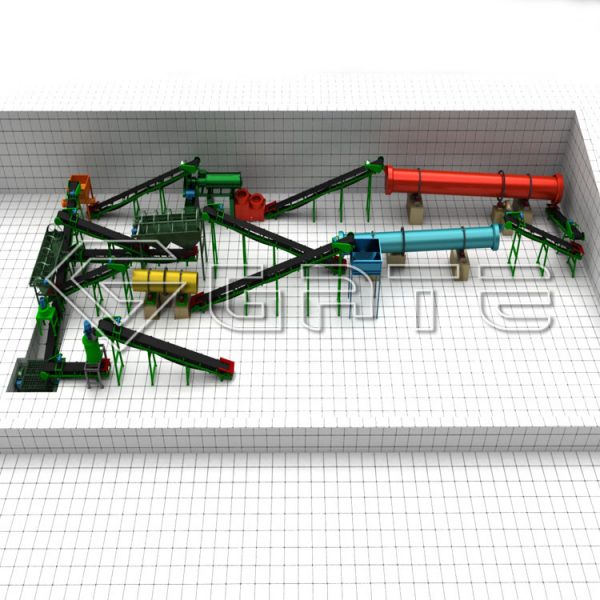 Hot Sale Factory Supply Bio Organic Fertilizer Production Line Price Manfacturer