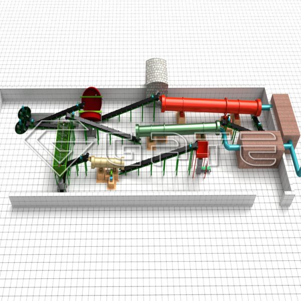 Hot Sale Organic Fertilizer Production Line Manufacturer Price Manfacturer