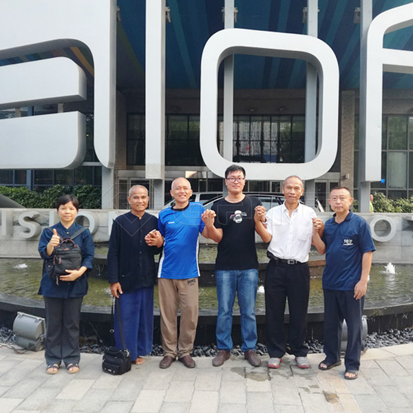 Warmly welcome Thailand customers to visit GATE organic fertilizer machine factory