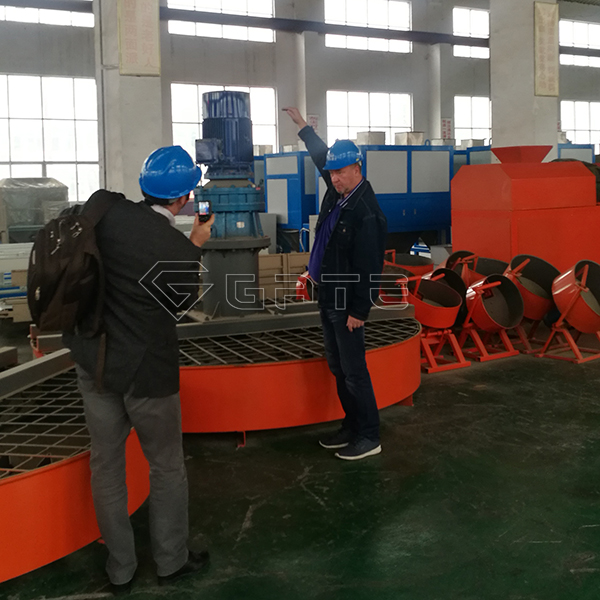 Australian Customers Ordered disk fertilizer mixer machine for NPK fertilizer production line Manfacturer