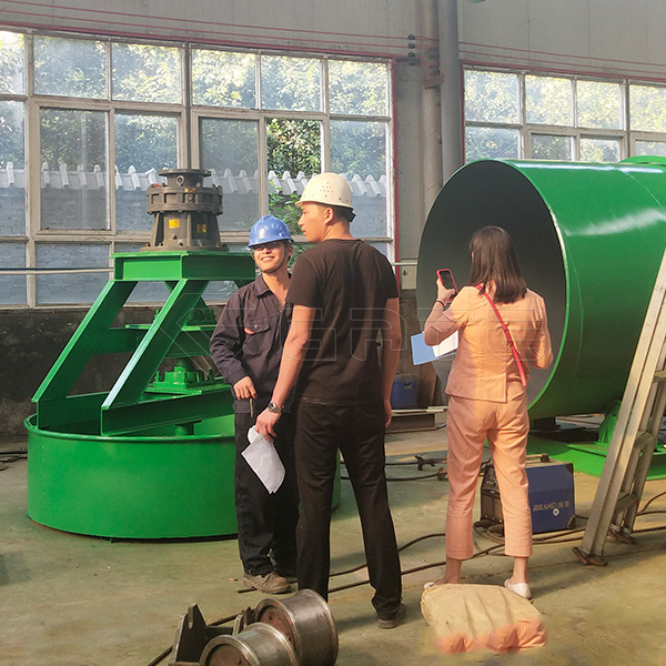 Australian Customers Ordered disk fertilizer mixer machine for NPK fertilizer production line