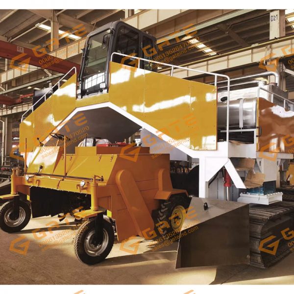 Australian customer buy GATE Wheel Type Tractor Compost Turner for fertilizer again Manfacturer