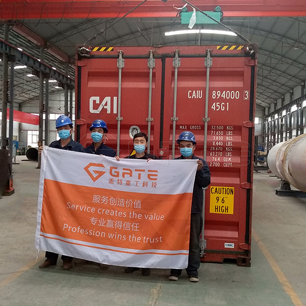 Organic fertilizer production line delivery site for India customer Manfacturer