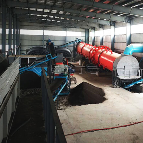 Chicken manure organic fertilizer production line process Organic