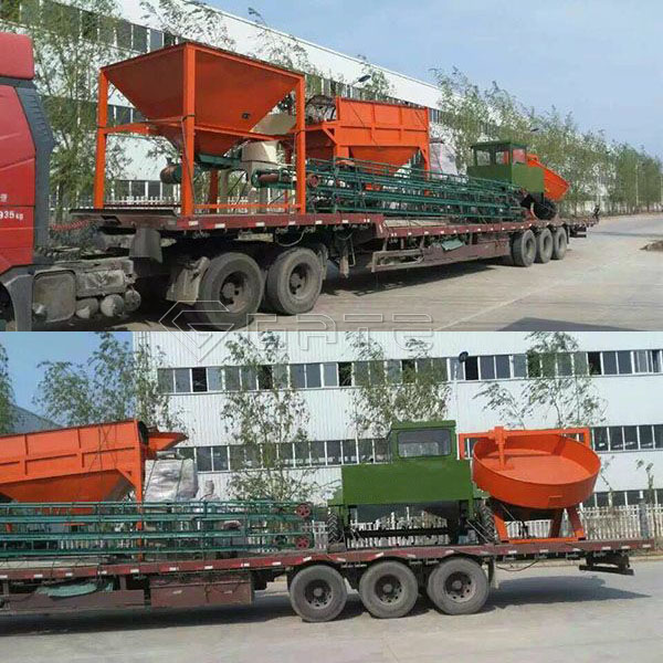 Organic fertilizer production line delivery site for India customer Manfacturer
