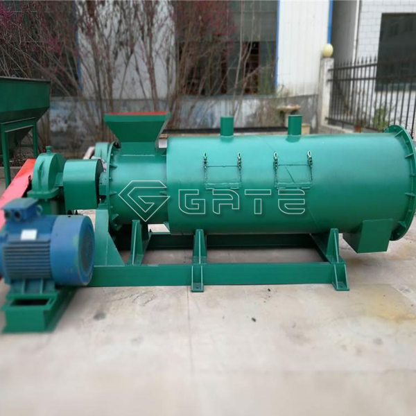 How does the stirring fertilizer granulator work?