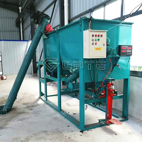 Horizontal fertilizer mixer structure overview Organic Fertilizer