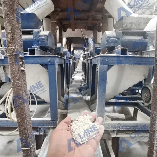 What is the contribution to the roll granulator?