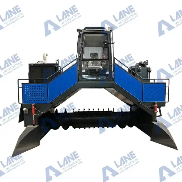 How does the crawler composter perform a dumping operation?