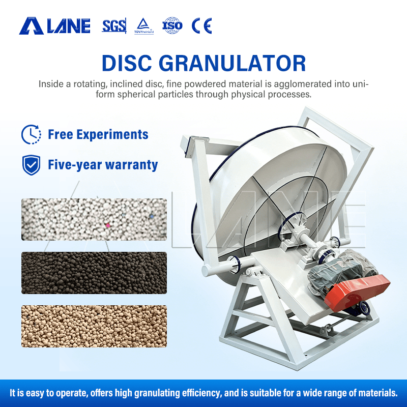 Disc Granulator for Fertilizer Production Manfacturer