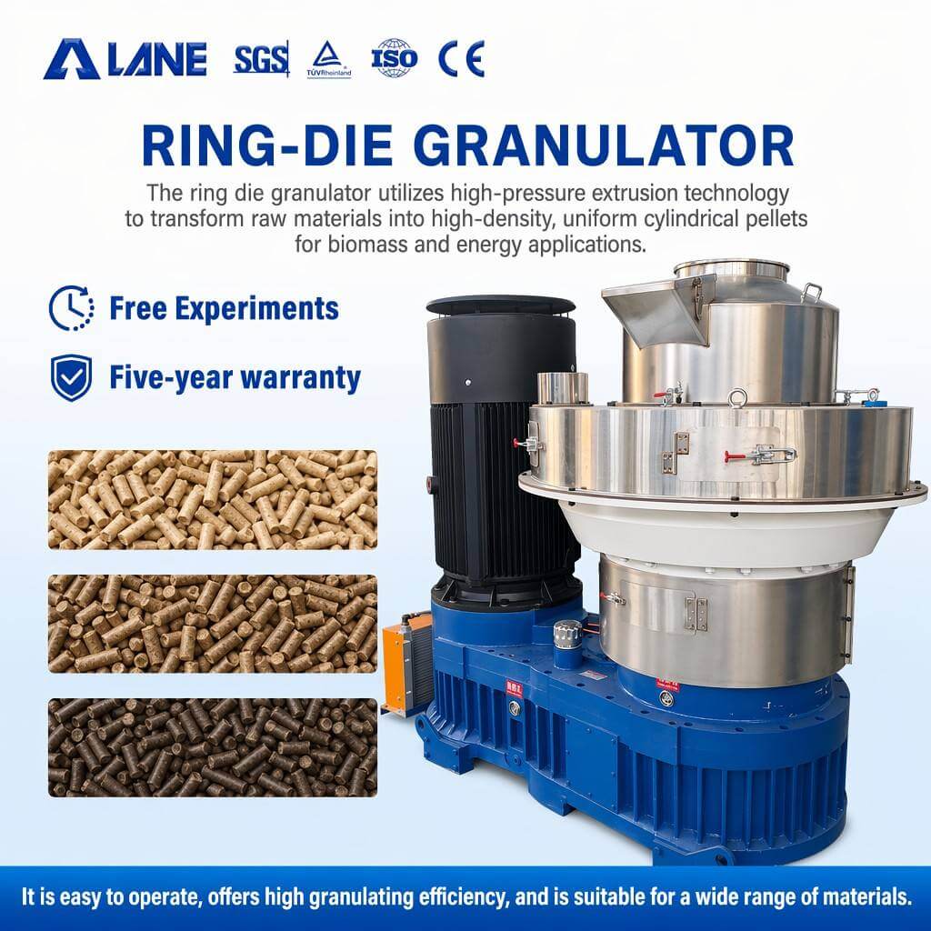 Wood Pellet Ring Die Granulator Manfacturer