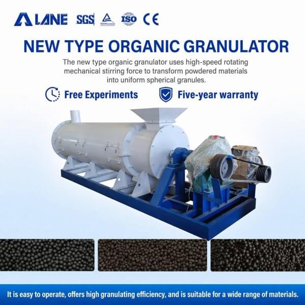 Animal Manure Organic Fertilizer Mixing Granulator